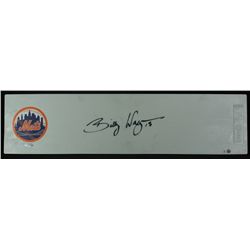 Billy Wagner Signed Mets Logo Pitching Rubber (MLB & Steiner COA)