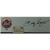 Image 2 : Billy Wagner Signed Mets Logo Pitching Rubber (MLB & Steiner COA)