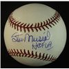 Image 1 : Stan Musial Signed OML Baseball: PSA Graded 8: Inscribed "HOF 69" (PSA COA)