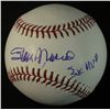 Image 1 : Stan Musial Signed OML Baseball: PSA Graded 8.5: Inscribed "3x MVP" (Musial Hologram & PSA COA)