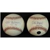 Image 1 : Lot of (2) Cardinals HOF Signed Baseballs: Stan Musial & Bob Gibson (PSA)