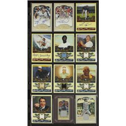 Lot of (12) Autographed Inserts & Memorabilia Cards: John Elway, Earl Campbell, Dennis Rodman
