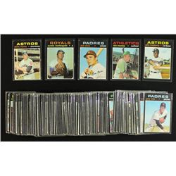 Lot of (110) Vintage Baseball Cards From 1971 Topps