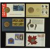 Image 1 : Lot of (6) First Day Issue Covers With Coins in Each