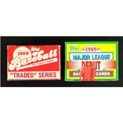 1989 Topps Major League Debut Baseball Complete Set & 1989 Topps Traded Series