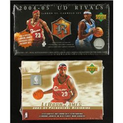 Lot of (2) Lebron James  Upper Deck Basketball Card Boxes - Unopened