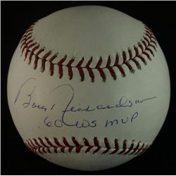 Bobby Richardson Signed OML Baseball: Inscribed "60 WS MVP" (Steiner COA)