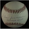 Image 1 : Bobby Richardson Signed OML Baseball: Inscribed "60 WS MVP" (Steiner COA)