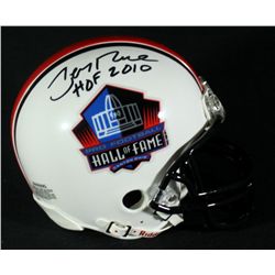 Jerry Rice Signed Hall Of Fame Mini Helmet: Inscribed "HOF 2010" (Rice Hologram)