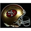 Image 1 : Joe Montana & Jerry Rice Signed & Inscribed 49ers Mini-Helmet (Rice & Montana Holograms)