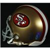 Image 2 : Joe Montana & Jerry Rice Signed & Inscribed 49ers Mini-Helmet (Rice & Montana Holograms)