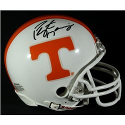 Peyton Manning Signed Tennessee Mini Helmet (Steiner COA)