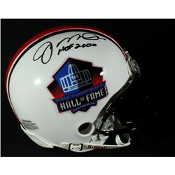Joe Montana Signed Hall Of Fame Mini Helmet: Inscribed "HOF 2000" (Montana Hologram)