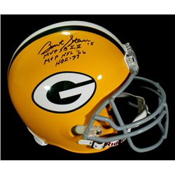 Bart Starr Signed Packers Full-Size Helmet: 3 Inscriptions (JSA COA)