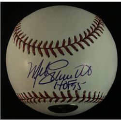 Mike Schmidt Signed OML Baseball: Inscribed "HOF 95" (Tracercode COA)