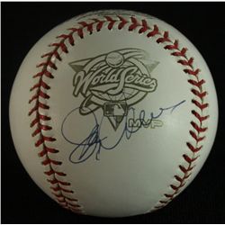 Jerry Coleman Signed 2000 World Series Baseball (MLB Hologram)