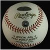 Image 2 : Jerry Coleman Signed 2000 World Series Baseball (MLB Hologram)