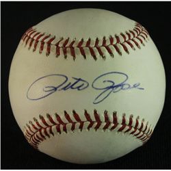 Pete Rose Signed ONL Baseball (Tracercode COA)
