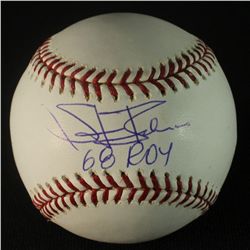 Stan Bahnsen Signed OML Baseball: Inscribed "68 ROY" (Tracercode COA)