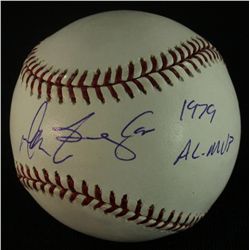 Don Baylor Signed OML Baseball: Inscribed "1979 AL MVP" (AR COA)