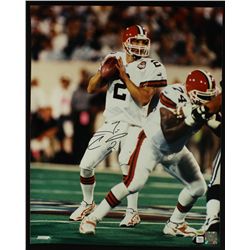 Tim Couch Signed Browns 16x20 Photo (Tracercode COA & AR COA)