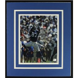 Reggie Wayne Signed Colts 13x15 Custom Matted Piece (GA COA)