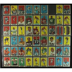 Lot of (60) Different 1964 Topps Football Cards Including Matt Snell RC