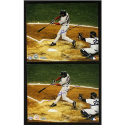 Lot of (2) Johnny Damon Red Sox 8x10 Photos (MLB & Steiner COA)