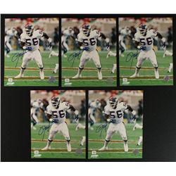 Lot of (5) Lawrence Taylor Giants 8x10 Photos (AR & MAB COA)