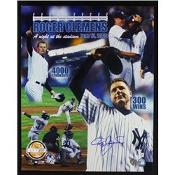 Roger Clemens Signed Yankees 16x20 Photo (AR COA)