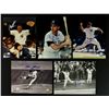 Image 1 : Lot of (5) Signed Yankees Legend Photos with Roger Clemens, Goose Gossage, Doc Gooden (COA)