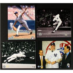 (4) Signed Yankees Photos with Goose Gossage, Graig Nettles, Ron Guidry, Carl Pavano (Steiner)