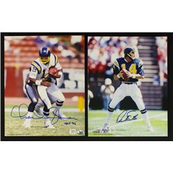 Lot of (2) Signed Chargers Legend 8x10 Photos with Charlie Joiner & Dan Fouts (AR COA)
