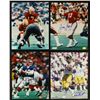 Image 1 : (4) Signed NFL QB Legend 8x10 Photos with Jim Kelly, Billy Kilmer, Dan Fouts & Jim Hart (COA)