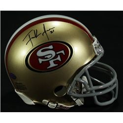 Frank Gore Signed 49ers Mini-Helmet (Gore Hologram & AAA COA)