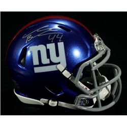 Ahmad Bradshaw Signed Giants Mini-Helmet (JSA COA)