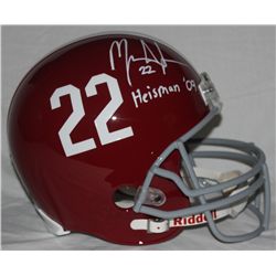 Mark Ingram Signed Alabama Full-Size Helmet: Inscribed "Heisman '09" (Ingram Hologram)
