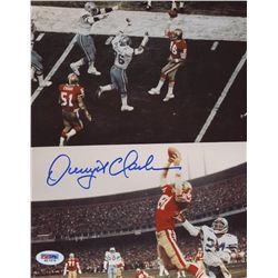 Dwight Clark Signed 49ers "The Catch" 8x10 Photo (PSA COA)