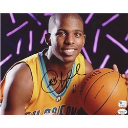 Chris Paul Signed Hornets 8x10 Photo (GA COA)