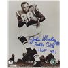 Image 1 : John Mackey Signed Colts 8x10 Photo: Inscribed "Balto Colts" & "HOF 92!" (GA COA)