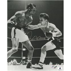 Jake LaMotta Signed 8x10 Photo (GA COA)