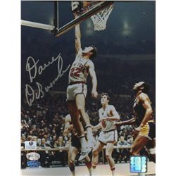 Dave DeBusschere Signed Knicks 8x10 Photo (Mounted Memories and GA COA)