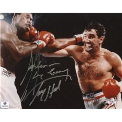 Larry Holmes & Gerry Cooney Signed 8x10 Photo (GA COA)