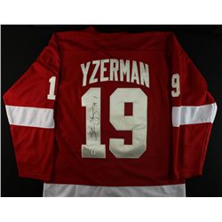Steve Yzerman Signed Red Wings Jersey (GA COA)