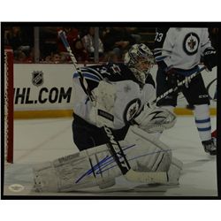 Ondrej Pavelec Signed Jets 11x14 Photo (JSA COA)