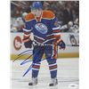 Image 1 : Taylor Hall Signed Oilers 8x10 Photo (JSA COA)