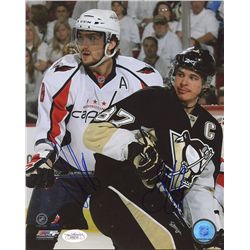Alex Ovechkin & Sidney Crosby Signed NHL 8x10 Photo (JSA COA)