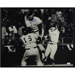 Sparky Lyle Signed Yankees 20x16 Photo: "77 CY" (JSA COA)