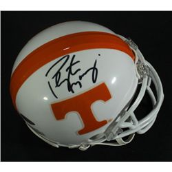 Peyton Manning Signed Tennessee Mini Helmet (Steiner COA)
