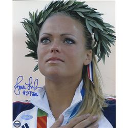 Jennie Finch Signed Team USA 8x10 Photo: Inscribed "USA" (Steiner COA)
